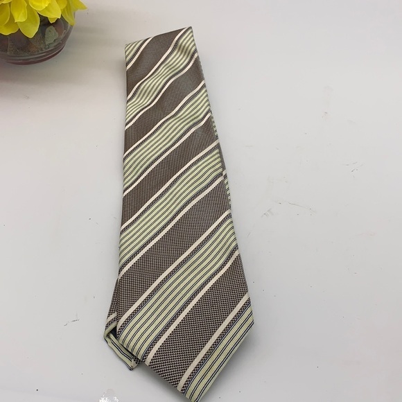 Ermenegilio Zenga Italian silk Tie - Picture 1 of 4